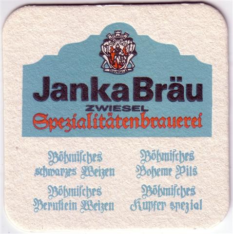 zwiesel reg-by janka quad 2a (185--janka bru spezialittenbrauerei) 